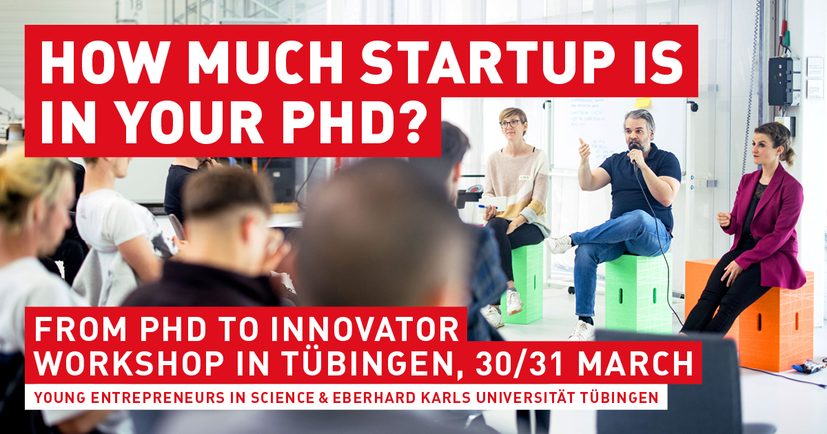 Uni Tübingen From PhD to Innovator